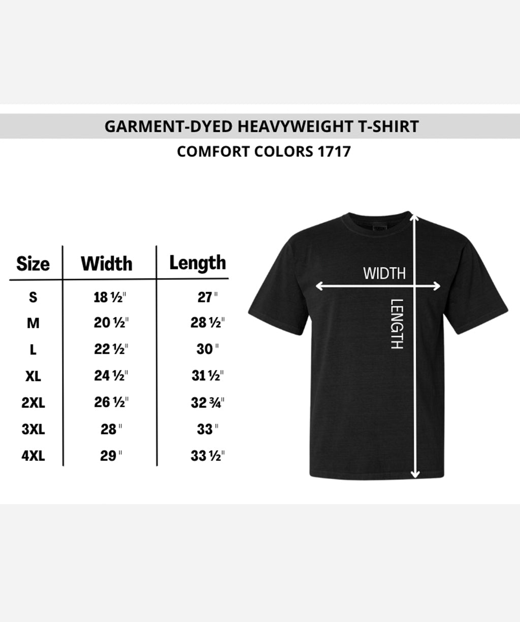 Comfort Colors 1717 Garment Dyed Tshirt
