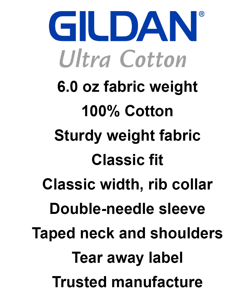 Gildan 2000 Standard Tshirt (40-59 Shirts)