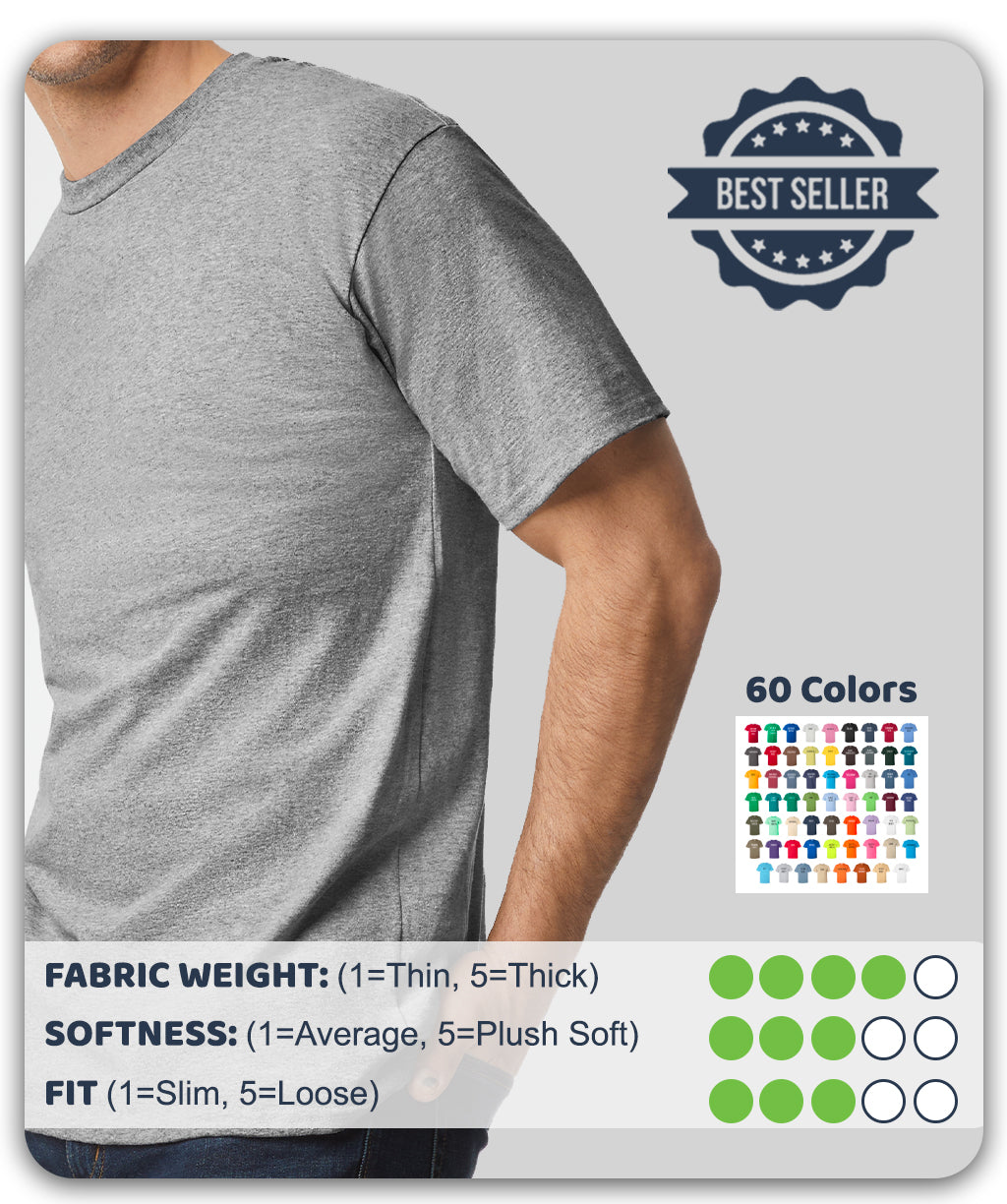 Gildan 2000 Standard Tshirt (40-59 Shirts)