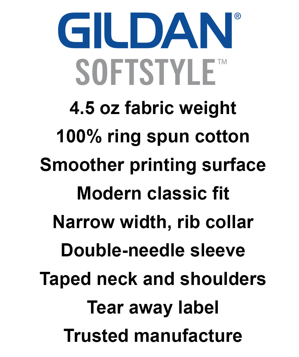 60+ // Gildan Softstyle® Tshirts