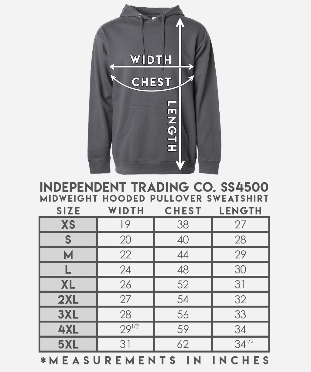 Independent Trading 4500 Hoodies