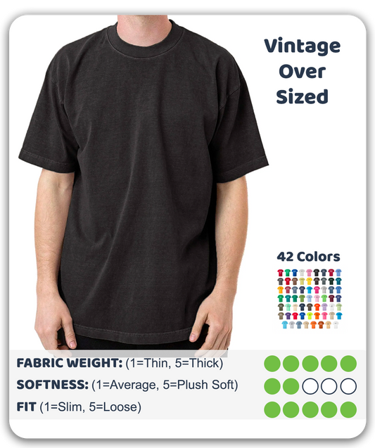 LA Apparel 1801GD Garment Dyed Tshirts