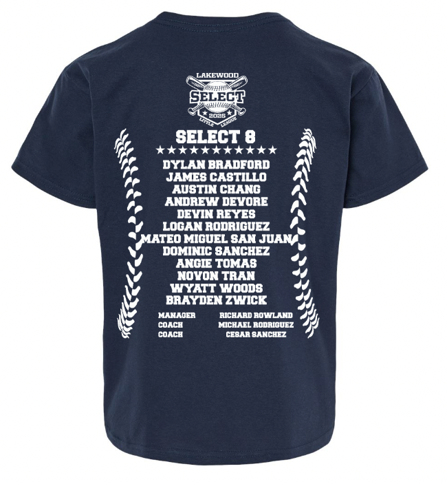 100% Cotton Tee - Select Teams