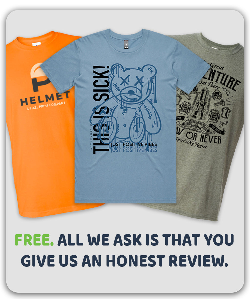 FREE 3 Tshirt Sample Pack - Gildan 64000/Gildan2000/Gildan8000