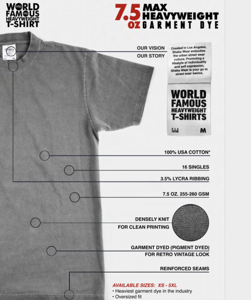 Shakawear Max Heavyweight Tshirts