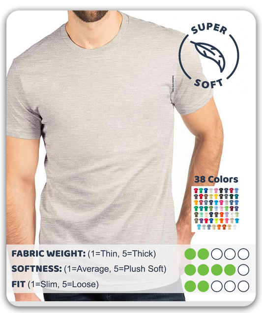 80+ Custom Screen Printed Next Level Premium Soft Tshirts