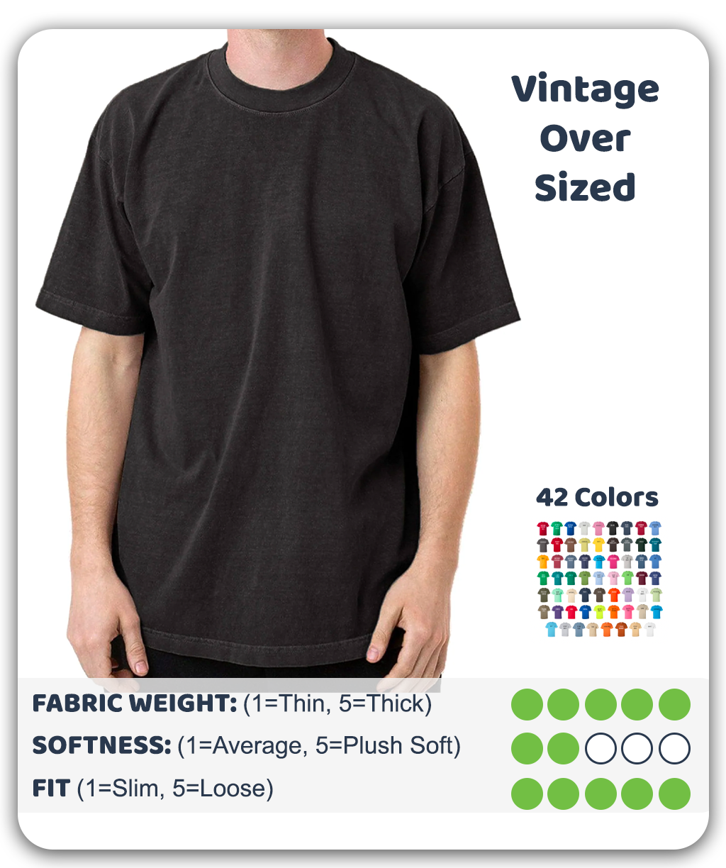 60+ Custom Screen Printed LA Apparel 1801GD Garment Dyed Tshirts