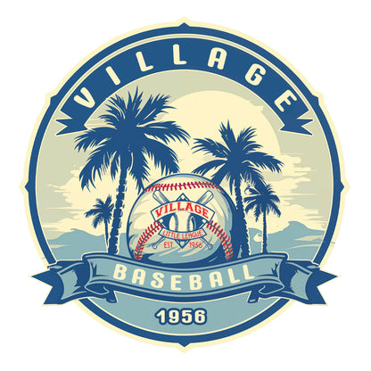 Village Baseball Sunset Racerback Tank