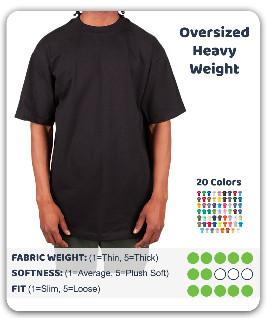 100+ Custom Screen Printed Shakawear Max Heavyweight Tshirts